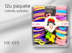 Set de colitas y broches