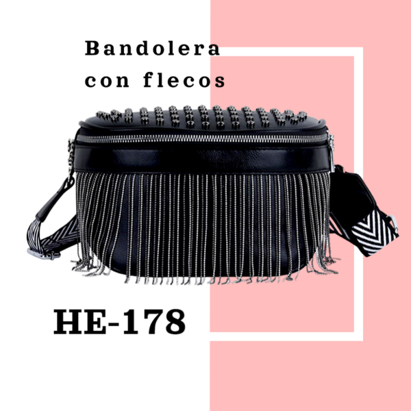 Bandolera con flecos