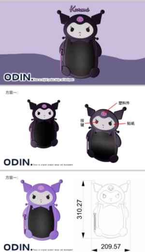 Pizarra magica Kuromi