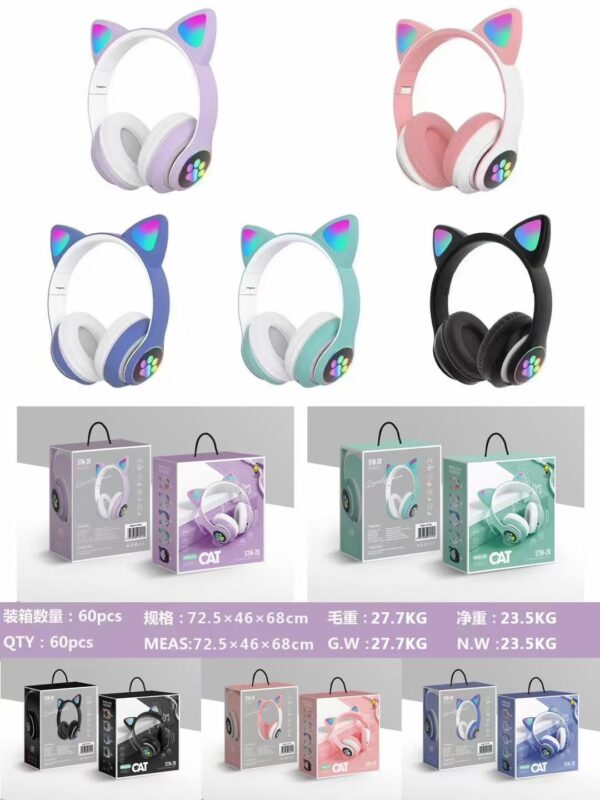 Auriculares oreja de gato