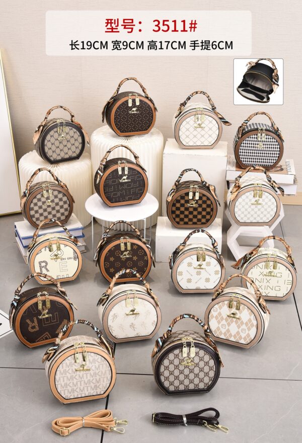 Cartera circular marca - Imagen 2