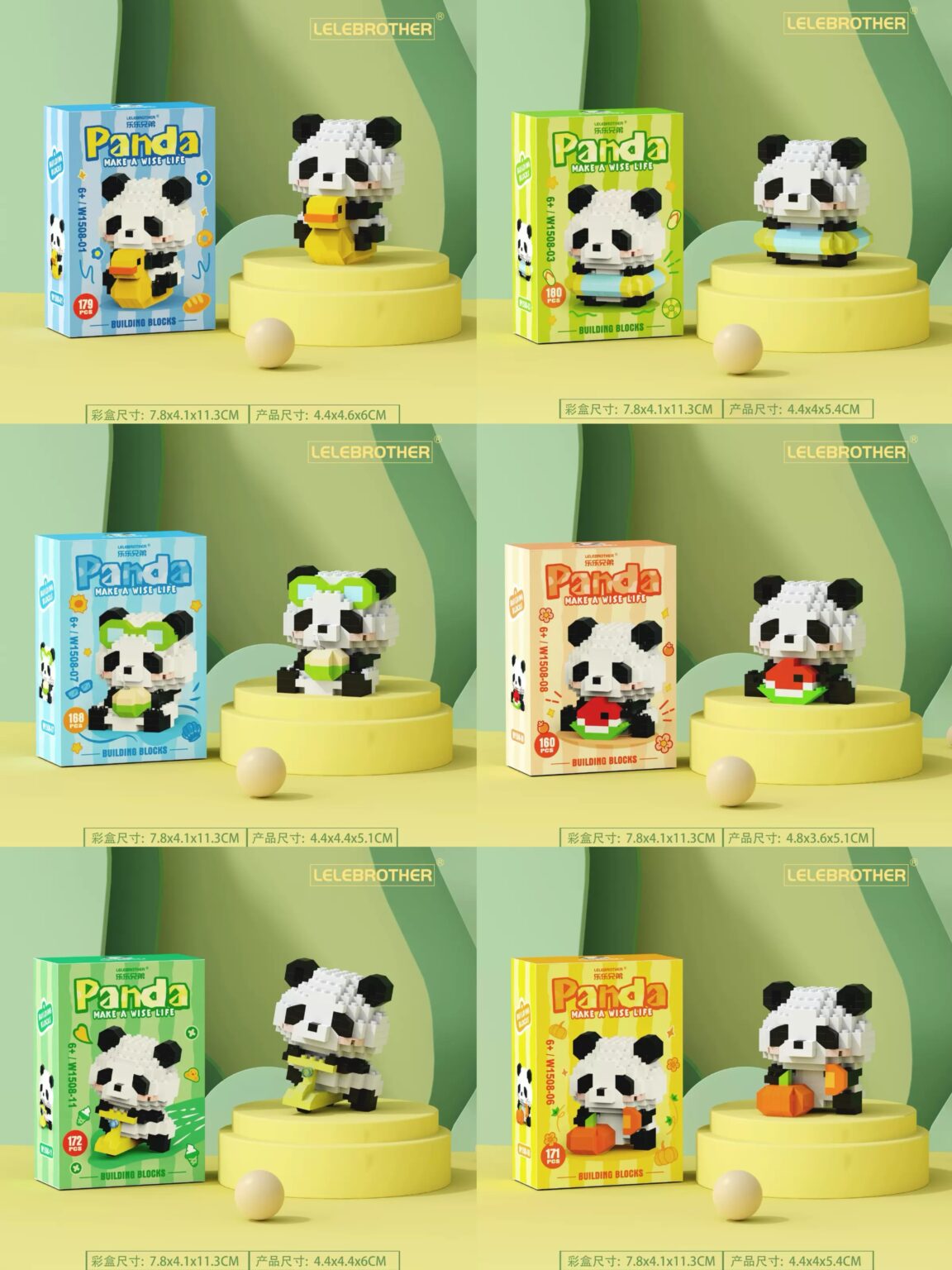 Bloques P/armar Panda