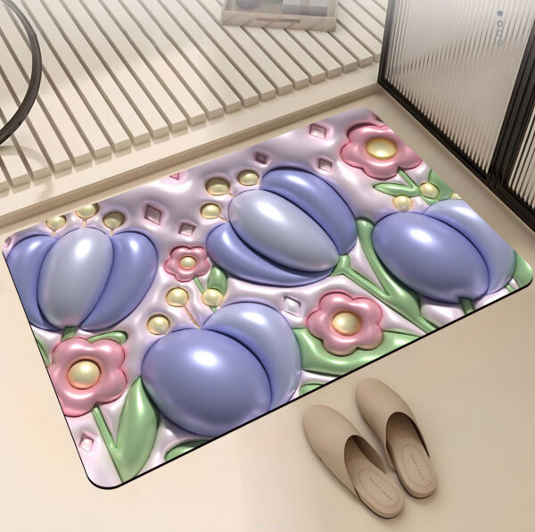 Alfombra 3D Flor