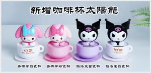 Adorno Kuromi Cabeza movil 9cm Modelo Surtido