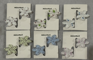 2 piezas de Broche decorativas 4 cm