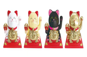 Adorno de gato de la suerte6.6*4.6*5.6cm